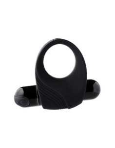 RAMROD VIBRATING COCKRING WITH BIG BULLET BLACK