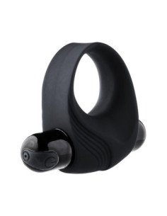 RAMROD VIBRATING COCKRING WITH BIG BULLET BLACK 2