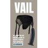 BOLD. VAIL STRAP-ON GARTER THONG WITH DILDO, L