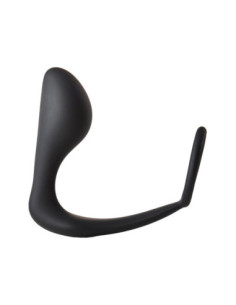 FANTASSTIC ANAL PLUG WITH COCKRING BLACK 2