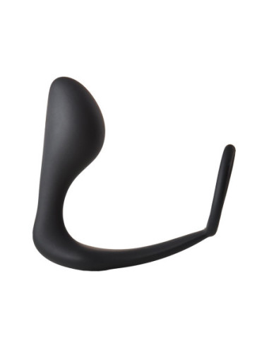FANTASSTIC ANAL PLUG WITH COCKRING BLACK