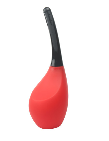 MENZSTUFF 9 HOLE ANAL DOUCHE RED/BLACK