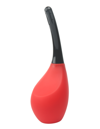 MENZSTUFF 9 HOLE ANAL DOUCHE RED/BLACK