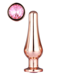 GLEAMING LOVE ROSE GOLD PLEASURE PLUG M