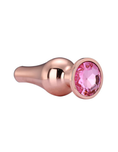 GLEAMING LOVE ROSE GOLD PLEASURE PLUG S