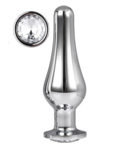 GLEAMING LOVE SILVER PLEASURE PLUG L