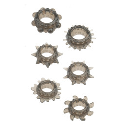 MENZSTUFF 6PC STRETCHABLE RING SET