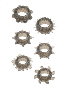 MENZSTUFF 6PC STRETCHABLE RING SET