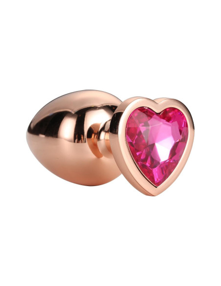 GLEAMING LOVE ROSE GOLD PLUG LARGE
