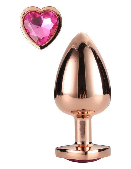 GLEAMING LOVE ROSE GOLD PLUG SMALL