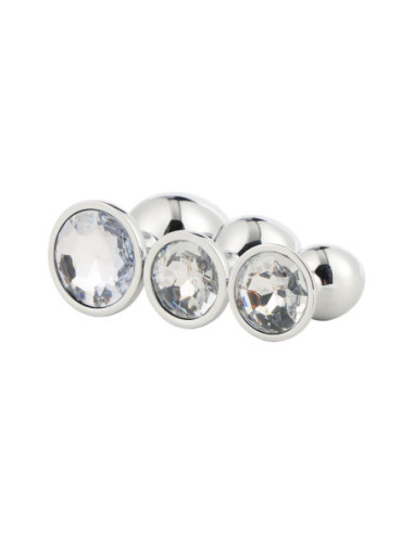 GLEAMING LOVE SILVER PLUG SET
