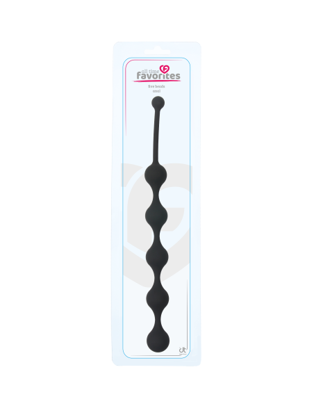 ALL TIME FAVORITES FIVE BEADS ANAL BLACK
