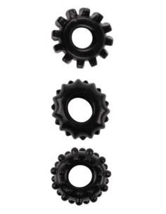 ALL TIME FAVORITES SET OF 3 COCKRINGS BLACK