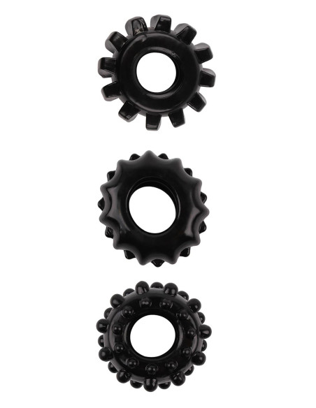 ALL TIME FAVORITES SET OF 3 COCKRINGS BLACK