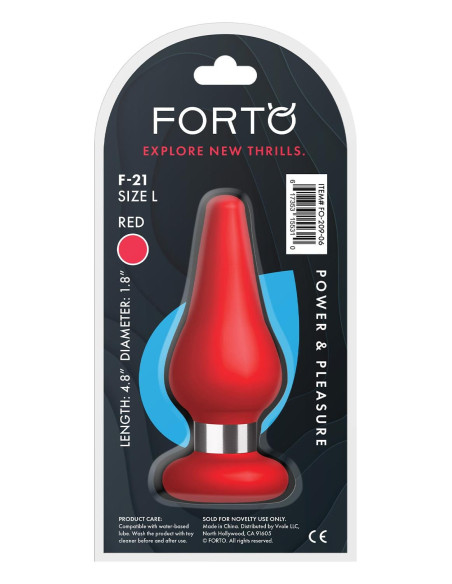 FORTO F-21 TEAR DROP LARGE RED