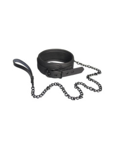 BLAZE COLLAR AND LEASH BLACK