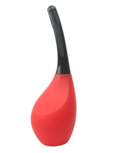 MENZSTUFF 9 HOLE ANAL DOUCHE RED/BLACK