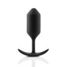 B-VIBE SNUG PLUG 3 BLACK - Sklep erotyczny Intymnosc24.pl