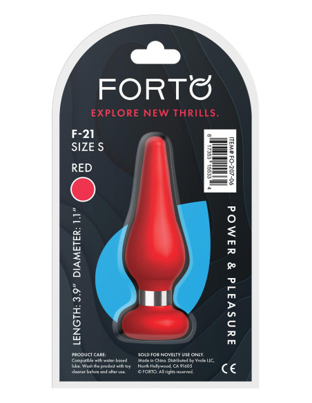 FORTO F-21 TEAR DROP SMALL RED