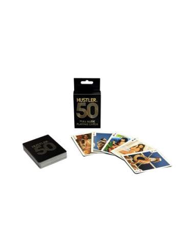 HUSTLER 50 FULL NUDE PLAYING CARDS