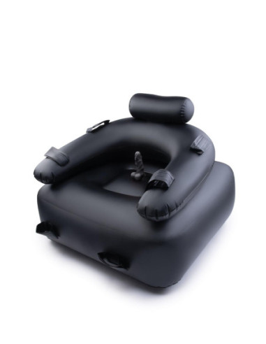 WHIPSMART INFLATABLE BONDAGE CHAIR WITH VIBRATING DILDO