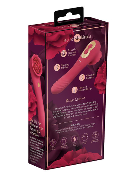 SECRET KISSES ROSEGASM ROSE QUAKE VIBE