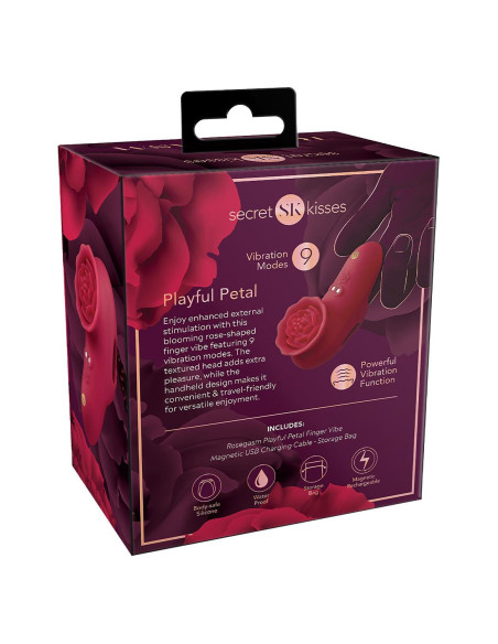 SECRET KISSES ROSEGASM PLAYFUL FINGER VIBE