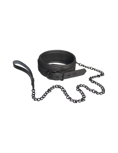 BLAZE COLLAR AND LEASH BLACK