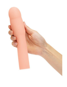 SIZE UP 4 INCH EXTRA REALISTIC PENIS EXTENDER -FLESH 2