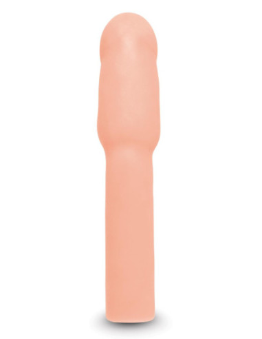 SIZE UP 4 INCH EXTRA REALISTIC PENIS EXTENDER -FLESH