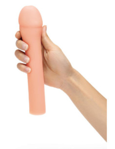 SIZE UP 3 INCH EXTRA REALISTIC PENIS EXTENDER FLESH 2