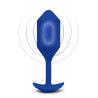 B-VIBE VIBRATING SNUG PLUG 4 NAVY