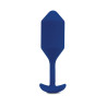 B-VIBE VIBRATING SNUG PLUG 4 NAVY