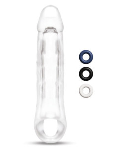SIZE UP CLEAR VIEW PENIS EXTENDER WITH BALL LOOP GIRTHY