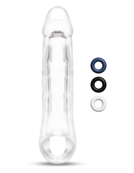 SIZE UP CLEAR VIEW PENIS EXTENDER WITH BALL LOOP GIRTHY