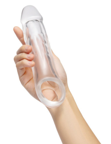 SIZE UP CLEAR VIEW PENIS EXTENDER WITH BALL LOOP GIRTHY