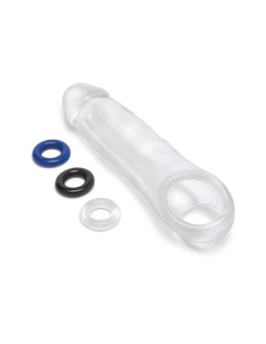 SIZE UP CLEAR VIEW PENIS EXTENDER WITH BALL LOOP GIRTHY