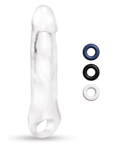 SIZE UP CLEAR VIEW PENIS EXTENDER WITH BALL LOOP CLASSIC