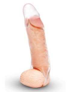 SIZE UP CLEAR VIEW PENIS EXTENDER WITH BALL LOOP CLASSIC 2