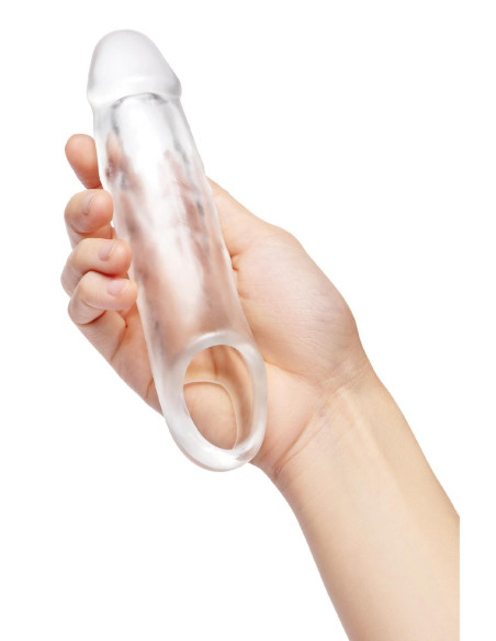 SIZE UP CLEAR VIEW PENIS EXTENDER WITH BALL LOOP CLASSIC