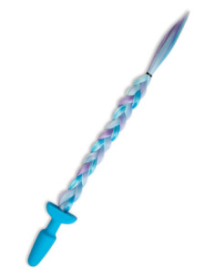 WHIPSMART 4.9 INCH SILICONE PLUG WITH PLAY TAILS UNICORN TAIL 2