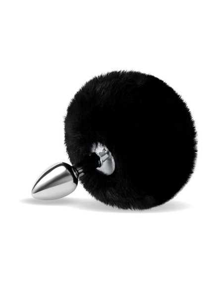 WHIPSMART 3 INCH FLUFFY BUNNY METAL PLUG WITH BLACK TAIL