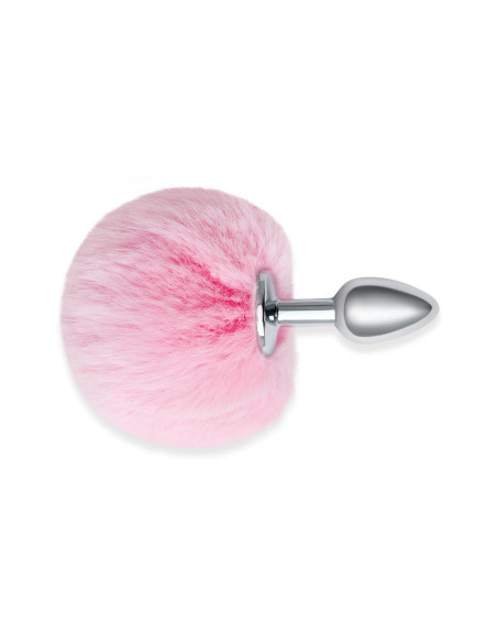 WHIPSMART 3 INCH FLUFFY BUNNY METAL PLUG WITH PINK TAIL