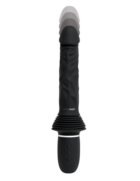 WHIPSMART GIRTHY REALISTIC THRUSTING SEX MACHINE WITH HANDS FREE SUCTION MOUNT