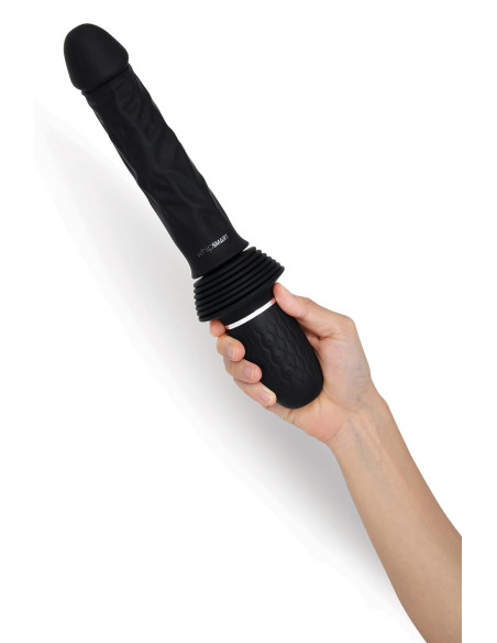 WHIPSMART GIRTHY REALISTIC THRUSTING SEX MACHINE WITH HANDS FREE SUCTION MOUNT