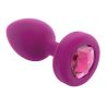 B-VIBE VIBRATING JEWEL PLUG S/M FUCHSIA
