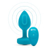 B-VIBE VIBRATING JEWEL PLUG S/M TEAL