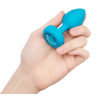 B-VIBE VIBRATING JEWEL PLUG S/M TEAL
