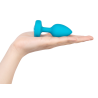 B-VIBE VIBRATING JEWEL PLUG S/M TEAL