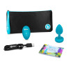 B-VIBE VIBRATING JEWEL PLUG S/M TEAL